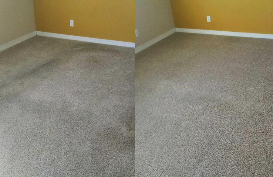 Sho-Me Clean Carpet Cleaning - before and after deep cleaning - Branson, MO